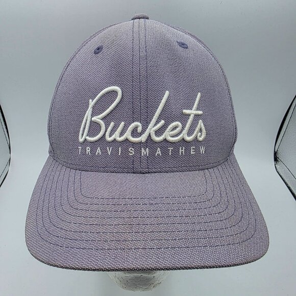 Travis Mathew Buckets No Curfew 2.0 Adjustable Hat Gray Casual Party Outdoors
